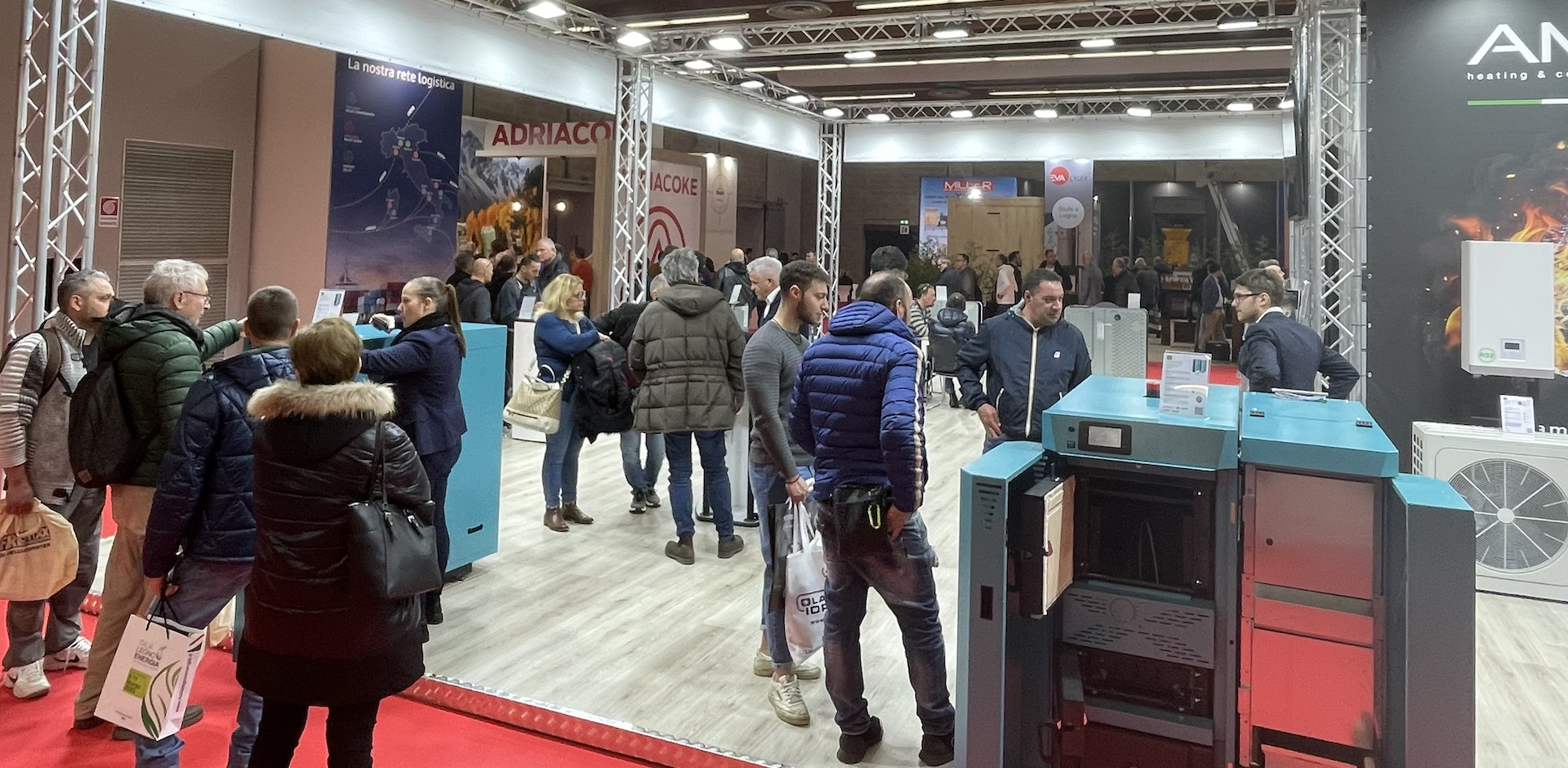 Stand AMG ad Arezzo - Italia Legno Energia 2023